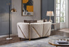 Galaxy Home Chanelle Loveseat in Cream