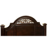 Syracuse Bed Cherry & Grey