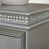 Maddie Bed White & Silver