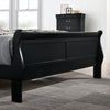 Louis Philippe Full, Twin, Full, & King Bed Black, Grey, Brown & White