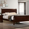 Louis Philippe Bed Black, White, & Cherry