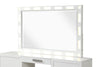 Galaxy Home Coco Solid Wood Mirror Milky White image