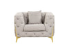 Galaxy Home Contempo Chair in Light Gray image