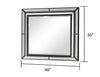 Galaxy Home Crystal Mirror in Black