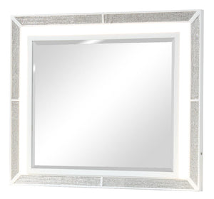 Galaxy Home Crystal Mirror in Black image