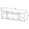 Fuller TV Stand Fireplace Console
