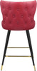 Hendrix Red Faux Leather Counter/Bar Stool