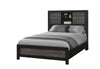 Lisbon Grey/Black Bookcase Bed