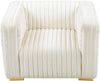 Ravish Cream Velvet Chair