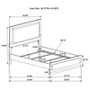 Caraway Panel Bed with LED Lighting