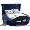 Luxus Navy Velvet Full Bed (3 Boxes)