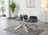Gianna Grey Velvet Dining Chair