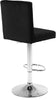 Joel Black Velvet Adjustable Stool
