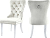 Miley Cream Velvet Dining Chair
