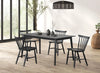 Beale Dining Table Walnut & Black