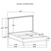 Kailani Wingback Platform Bed