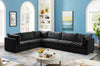 Jacob Black Velvet Modular Sectional
