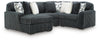 Midnight-Madness Sectional with Chaise