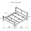 Louis Philippe Sleigh Panel Bed