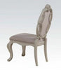 Acme Ragenardus Side Chair in Antique White (Set of 2) 61282