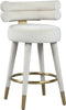 Fitzroy Cream Velvet Counter Stool