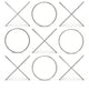 XOXO Chrome Stainless Steel Wall Decor