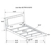 Felicity Panel Bed with LED Lighting