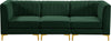 Alina Green Velvet Modular Sectional