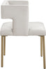 Caleb Cream Velvet Dining Chair