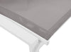 Nizuc Grey Mesh Waterproof Fabric Outdoor Patio Aluminum Mesh Dining Chair