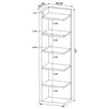 Alder Corner Bookcase