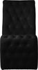 Curve Black Velvet Dining Chair