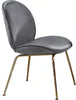 Paris Grey Velvet Dining Chair