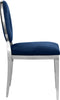Carousel Navy Velvet Dining Chair