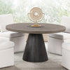 Broager 5 Pc Dining Table Set (White Caster Chairs) Rustic Oak