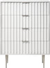 Modernist White Gloss Chest