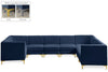 Alina Navy Velvet Modular Sectional