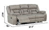 Galaxy Home Denali Sofa in Gray