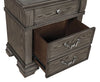 Pamphilos 4 & 5 Piece Queen Bedroom Set Gray & White