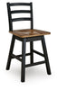 Wildenauer Counter Height Swivel Barstool