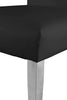 Porsha Black Faux Leather Dining Chair