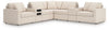 Modmax Balanced Sectional with Audio and Storage Consoles