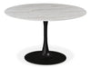 Tulip Matte Black Dining Table