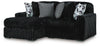 Midnight-Madness Sectional with Chaise