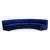 Limitless Navy Velvet 5pc. Modular Sectional