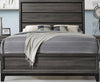 Galaxy Home Sierra King Panel Bed in Foil Grey GHF-808857584342