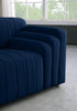 Naya Navy Velvet Loveseat
