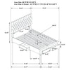 Soledad Panel Platform Storage Bed
