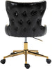 Hendrix Black Faux Leather Office Chair