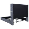 Tisdall Wingback Bed with Flame Visualizer